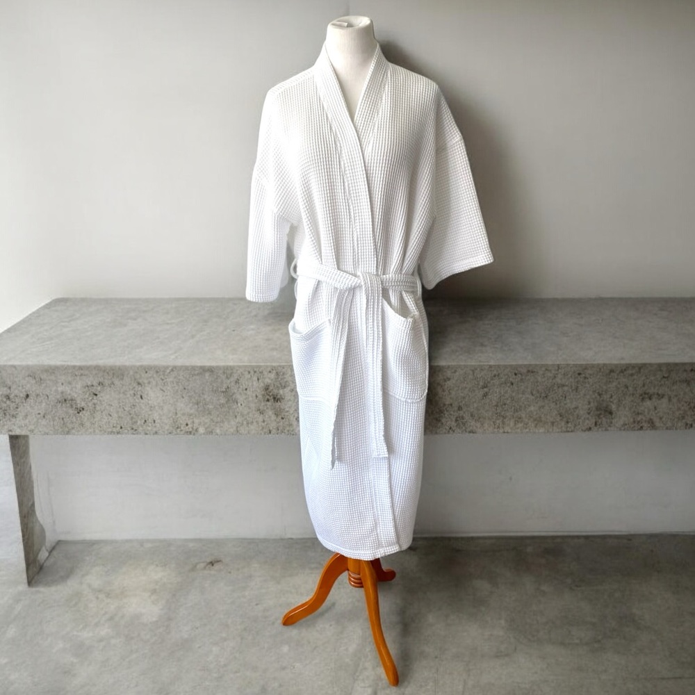 MONARCH CYPRESS WAFFLE BATH ROBE - Picture 3 of 13